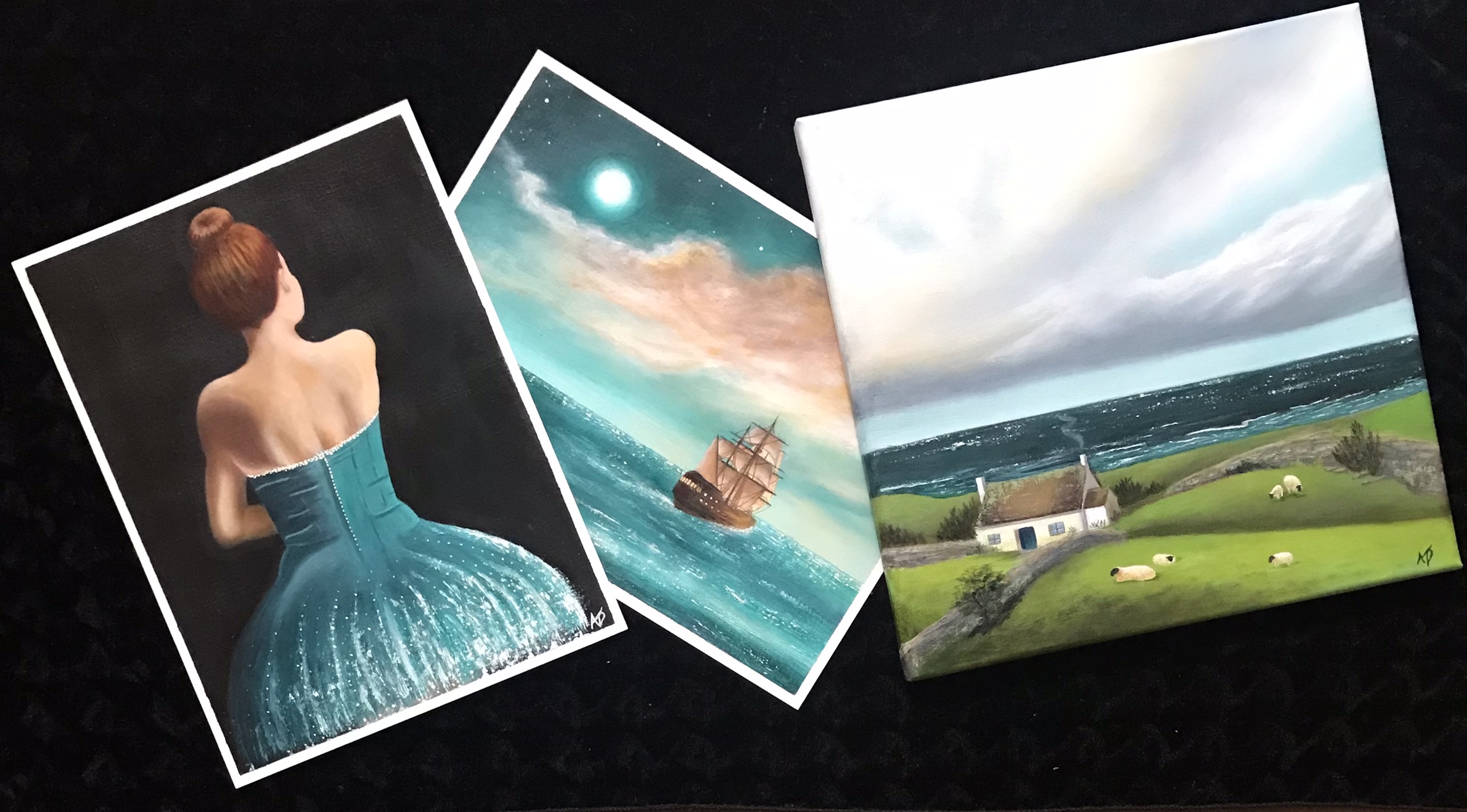 "The Irish Dancer", "Nautical Dreams" and "The Crofter's Memory".